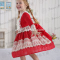 JannyBB design red lace boutique Christmas dress